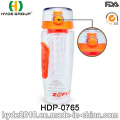 2016 New Product Portable Plastic Fruit Infuser Water Bottle, Tritan Fruit Infusion Drink Bottle (HDP-0765)